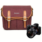 Túi máy ảnh Herringbone Maniere Large | Wine (Chính Hãng)