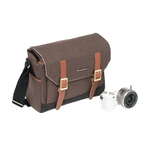 Túi máy ảnh Herringbone Postman Small | Brown (Chính Hãng)
