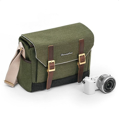 Túi máy ảnh Herringbone Postman Small | Olive (Chính Hãng)