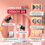 Combo đèn livestream Godox G5 (Chính hãng)
