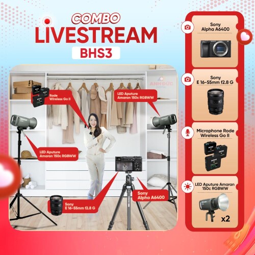 Combo Livestream BHS3 (Chính hãng)