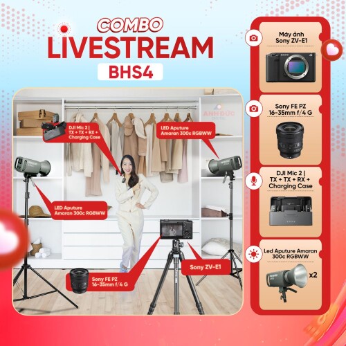 Combo Livestream BHS4 (Chính hãng)