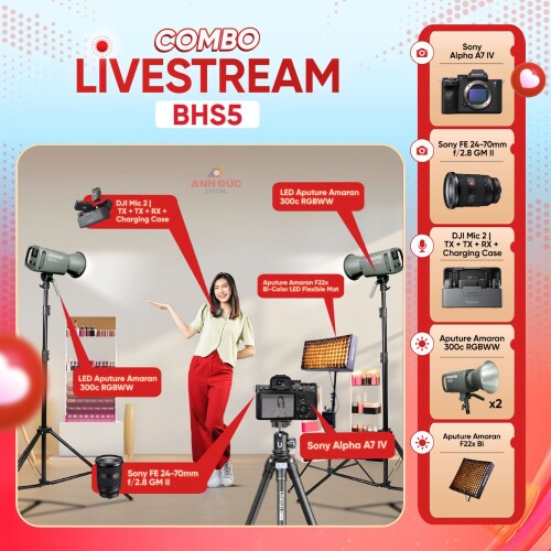 Combo Livestream BHS5 (Chính hãng)