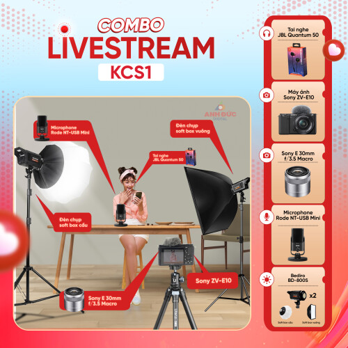 Combo Livestream KCS1 (Chính hãng)