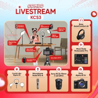 Combo Livestream KCS3 (Chính hãng)