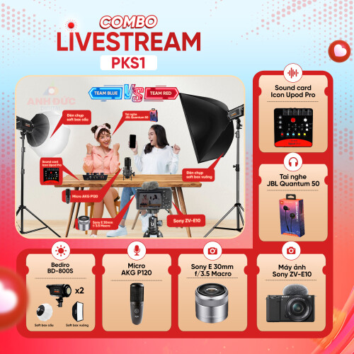 Combo Livestream PKS1 (Chính hãng) 