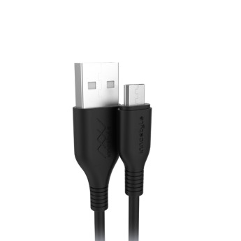 Cáp Innostyle Jazzy USB-A to micro 1.2m | Jet Black (Chính Hãng)