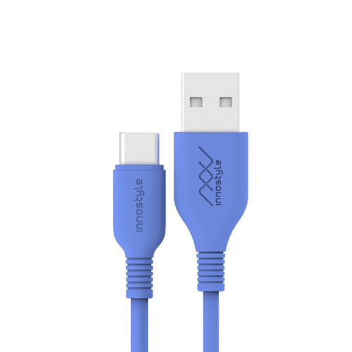 Cáp Innostyle Jazzy USB-A to USB-C 1.2m | Cobalt (Chính Hãng)