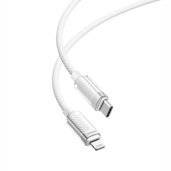 Cáp Innostyle USB-C to Lightning CryStalShine 1.5m | White (Chính hãng)