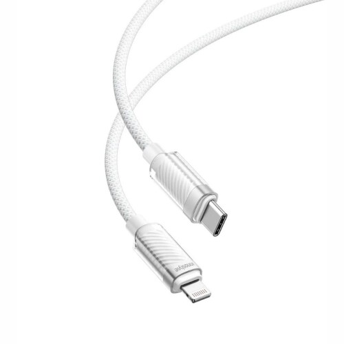 Cáp Innostyle USB-C to Lightning CryStalShine 1.5m | White (Chính hãng)