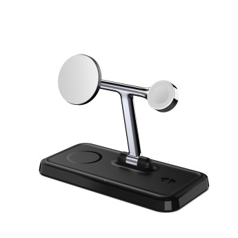 Bộ sạc không dây (Made For MagSafe) HyperJuice 4-in-1 wireless portable & travel HJ-499QM (Chính Hãng)