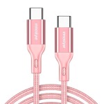 Cáp Innostyle Powerflex USB-C to C 1.5M 60W ICC150AL | Pink (Chính Hãng)