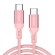 Cáp Innostyle Powerflex USB-C to C 1.5M 60W ICC150AL | Pink (Chính Hãng)