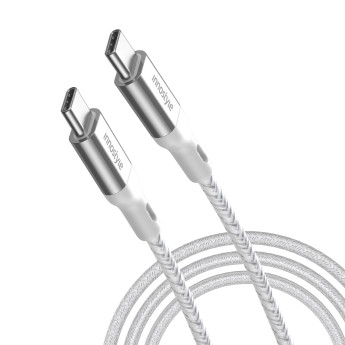 Cáp Innostyle Powerflex USB-C to C 1.5M 60W ICC150AL | Silver (Chính Hãng)