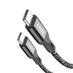 Cáp Innostyle Powerflex USB-C to C 1.5M 60W ICC150AL | Black (Chính Hãng)