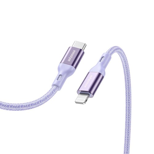 Cáp Innostyle Powerflex USB-C to Lightning 1.5M MFI 20/30/60W | Lavender (ICL150ALLV)