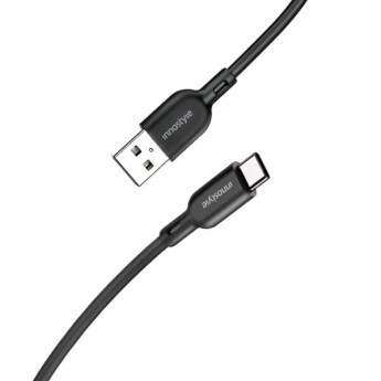 Cáp Innostyle Ultraflex USB-A to USB-C 1.5M | Black (Chính Hãng) (IAC150LK)