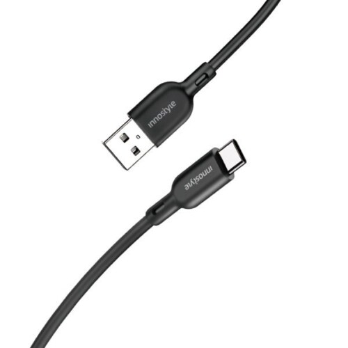 Cáp Innostyle Ultraflex USB-A to USB-C 1.5M | Black (Chính Hãng) (IAC150LK)