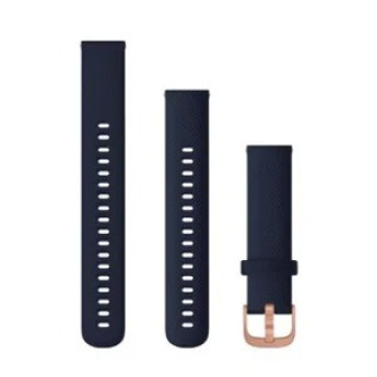 Dây đồng hồ Garmin Quick Release Bands (18 mm) | Navy Blue/Silicone (Chính Hãng) (010-12924-73)