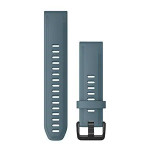 Dây đồng hồ Garmin QuickFit 20 | Lakeside Blue/Silicone (Chính Hãng) (010-12870-01)