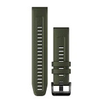 Dây đồng hồ Garmin QuickFit 22 | Moss Green/Silicone (Chính Hãng) (010-13111-23)