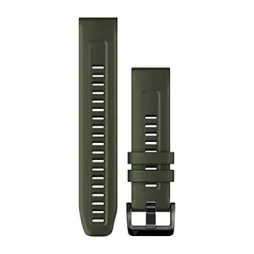 Dây đồng hồ Garmin QuickFit 22 | Moss Green/Silicone (Chính Hãng) (010-13111-23)