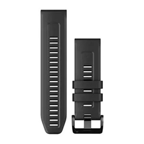 Dây đồng hồ Garmin QuickFit 26 | Black/Silicone (Chính Hãng) (010-13117-20)