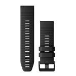 Dây đồng hồ Garmin QuickFit 26 | New Black/Silicone (Chính Hãng) (010-12864-10)