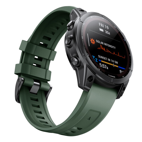 Dây đeo Garmin QuickFit 22mm Silicon | Moss Green