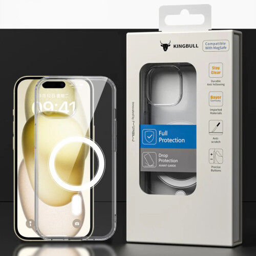 Ốp lưng Mipow Case for iPhone 16 2024 Transparent (PS16A-CR) (Chính Hãng)