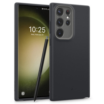 Ốp lưng Spigen Caseology Nano Pop for Samsung Galaxy S23 Ultra | Black Sesame (Chính Hãng) (ACS05658)