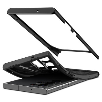 Ốp lưng Spigen Neo Hybrid for Samsung Galaxy S23 Ultra | Black (Chính Hãng) (ACS05627)