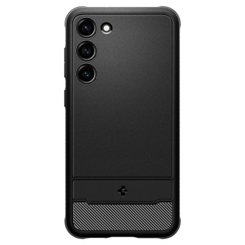 Ốp lưng Spigen Rugged Armor for Samsung Galaxy S23 | Matte Black (Chính Hãng) (ACS05711)