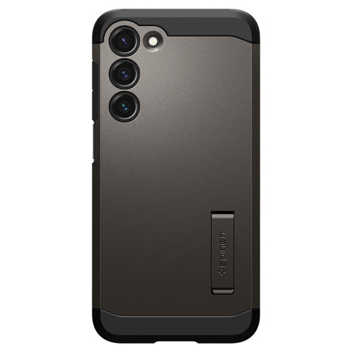 Ốp lưng Spigen Tough Armor for Samsung Galaxy S23+ | Gunmetal (Chính Hãng) (ACS05673)