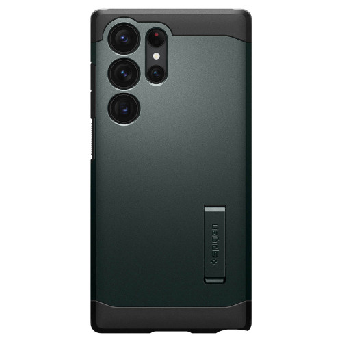 Ốp lưng Spigen Tough Armor for Samsung Galaxy S23 Ultra | Abyss Green (Chính Hãng) (ACS05623)