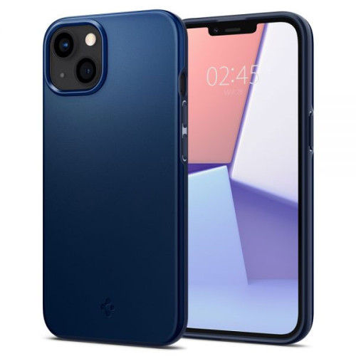 Ốp lưng Spigen Thin Fit for iPhone 14 Plus | Navy Blue (Chính Hãng) (ACS04775)
