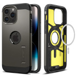 Ốp lưng Spigen Tough Armor MagFit for iPhone 14 Pro Max | Gunmetal (Chính Hãng) (ACS04839)