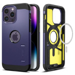 Ốp lưng Spigen Tough Armor MagFit for iPhone 14 Pro Max | Deep Purple (Chính Hãng) (ACS05576)