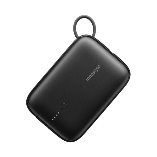 Sạc dự phòng Innostyle Powergo mini 10.000mAh 22.5W tích hợp cáp USB-C (Chính Hãng)