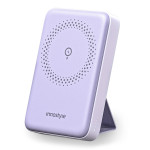 Sạc dự phòng Innostyle PowerMag 15W 2 in 1 stand 10000mAh PD 20W | Lavender (Chính Hãng) (IS20PDLV)