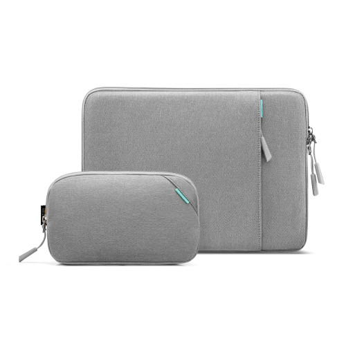 Túi chống sốc Tomtoc (USA) 360° Protective kèm túi phụ kiện for Macbook Pro 14” | Gray (Chính Hãng)