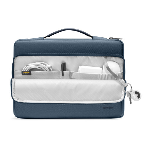 Túi xách chống sốc Tomtoc (USA) Briefcase Macbook Pro 14 inch | Navy Blue
