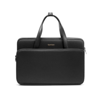 Túi đeo chéo Tomtoc Premium Theher Shoulder Bag MacBook 13”/14”, Ultrabook 13” | Black (Chính Hãng) (H22C1)
