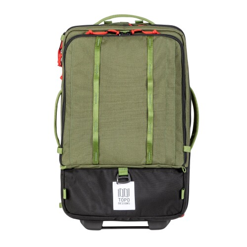 Vali hành lý TOPO DESIGNS (Corolado, USA) Global Travel Bag Roller | Olive (Chính hãng)