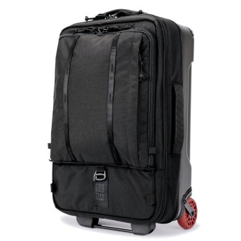 Vali hành lý TOPO DESIGNS (Corolado, USA) Global Travel Bag Roller | Black (Chính hãng)