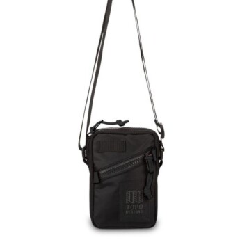 Túi đeo chéo TOPO DESIGNS (Corolado, USA) Mini Shoulder Bag 1L | Black (Chính hãng)