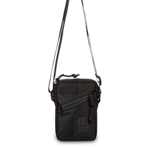 Túi đeo chéo TOPO DESIGNS (Corolado, USA) Mini Shoulder Bag 1L | Black (Chính hãng)