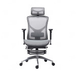 Ghế công thái học Manson Vera - Lưới Wintex + Gác Chân | Gray (Chính Hãng)