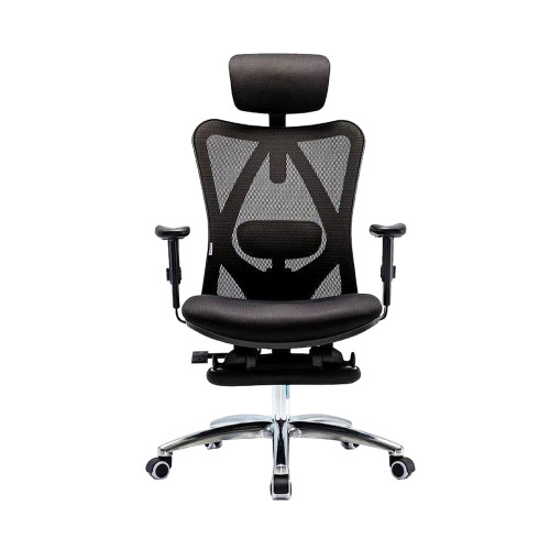 Ghế công thái học Sihoo M18 + Gác chân | Black (Chính Hãng)