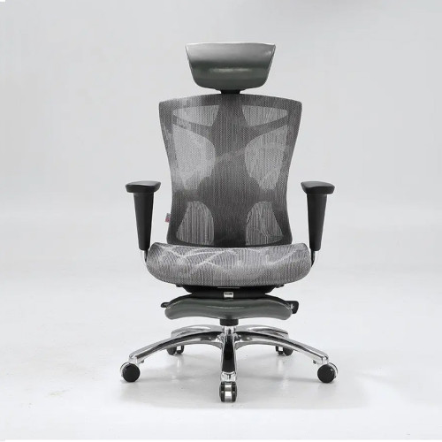 Ghế công thái học Sihoo V1 + Gác chân | Gray (Chính Hãng)